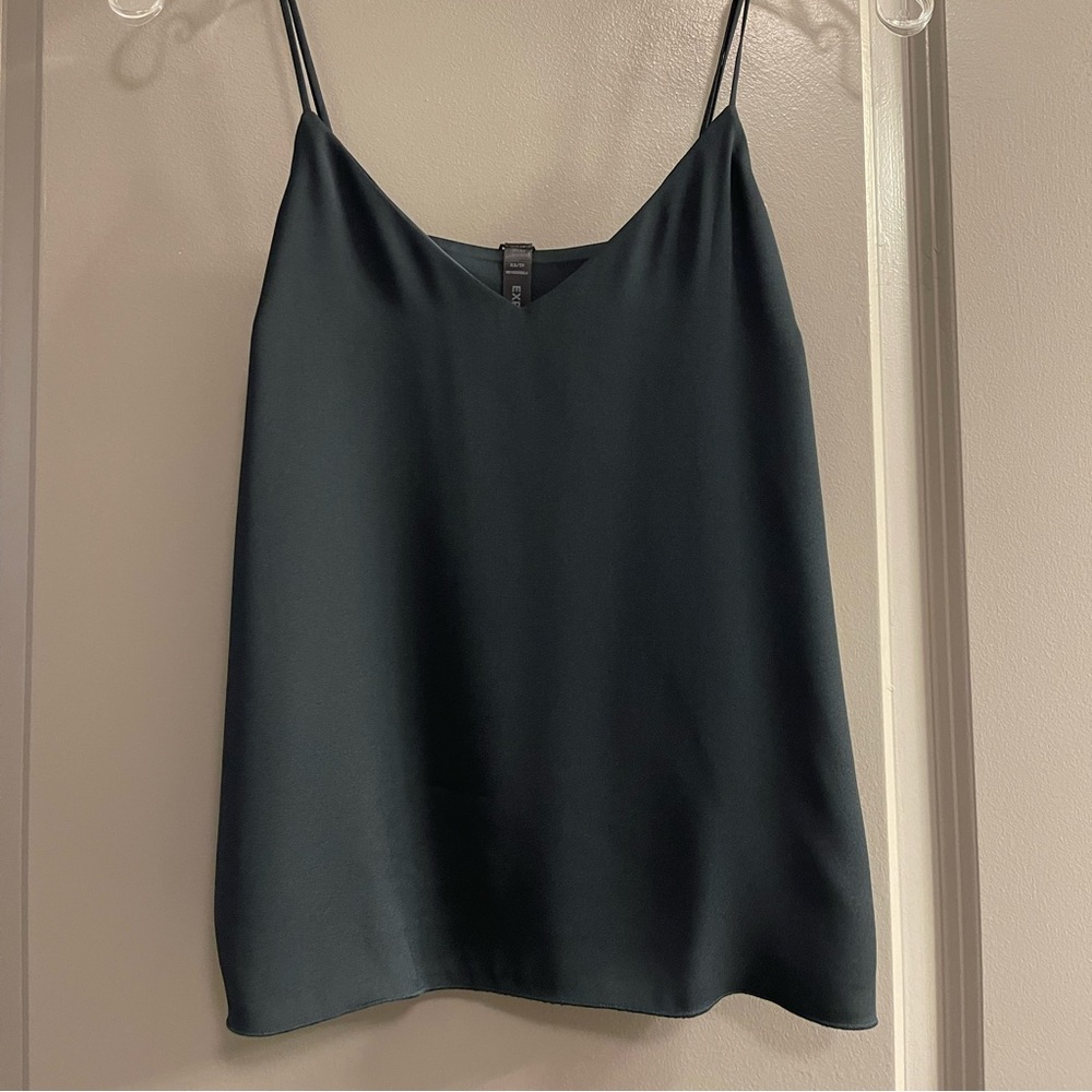 Express dark green tank